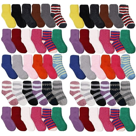 

SOCKS NBULK Womens Wholesale Bulk Warm And Cozy Fuzzy Socks Colorful Winter Sock 9-11