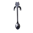 thumbnail image 4 of Naiovety Cute Cat Design Cat Cuchara de café Cuchara de acero inoxidable Cucharadita de mango largo Cuchara de helado Type1 NO1 Naiovety CBP039706, 4 of 4