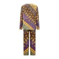 thumbnail image 5 of Ensembles de Pyjama pour Femmes 2 Pcs, Ensemble de Pyjama Décontracté Uni pour Dames avec Haut et Pantalon, 5 of 5