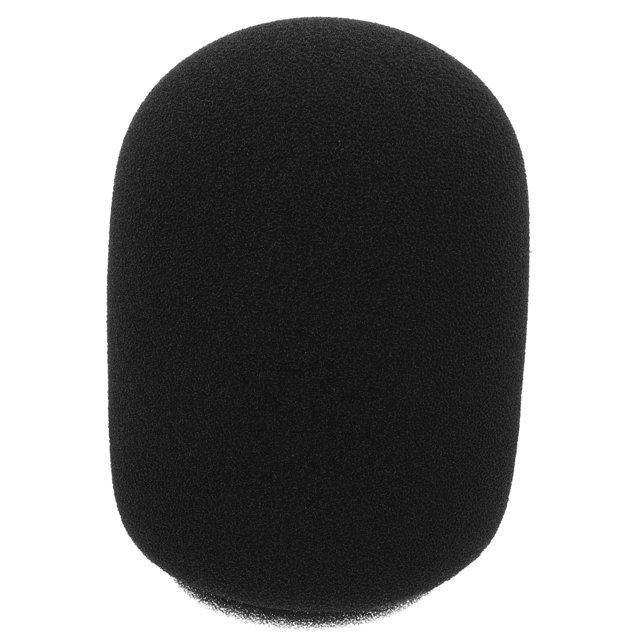unbranded 20Ud Cubiertas De Esponja Para Micrófono Con Engrosado Para Oficina Color Negro