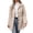 Beige, variant on Womens Trench Jacket Elegant Single Breasted Long Jackets Wool Blend Overcoat Notch Lapel Winter Coat Mid Length Pea Coats with Pockets