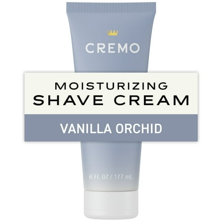 Cremo Moisturizing Womens Shave Cream, Vanilla Orchid Scent, 6 fl oz
