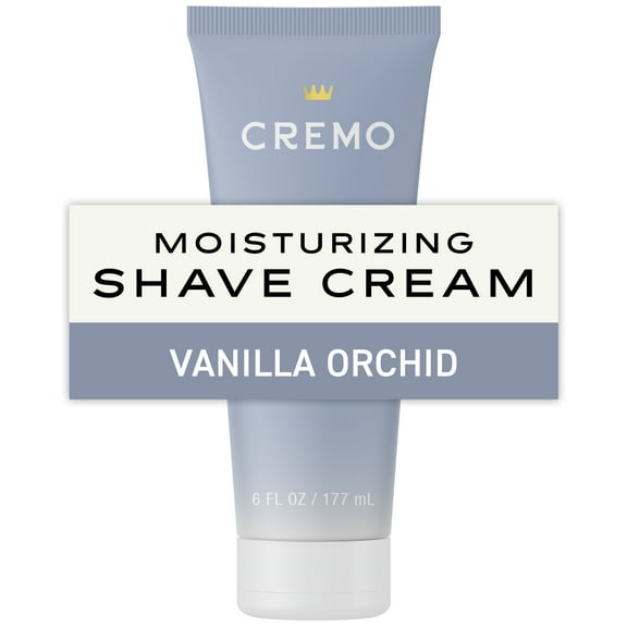 Cremo Moisturizing Womens Shave Cream, Vanilla Orchid Scent, 6 fl oz