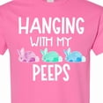 thumbnail image 4 of Inktastic Easter Hanging with My Peeps Pastel Bunnies T-Shirt, 4 of 5