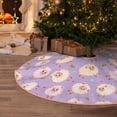 thumbnail image 5 of Bingfone Christmas Tree Skirt Mat Christmas Decoration Interior 48" -Sheeps, 5 of 6