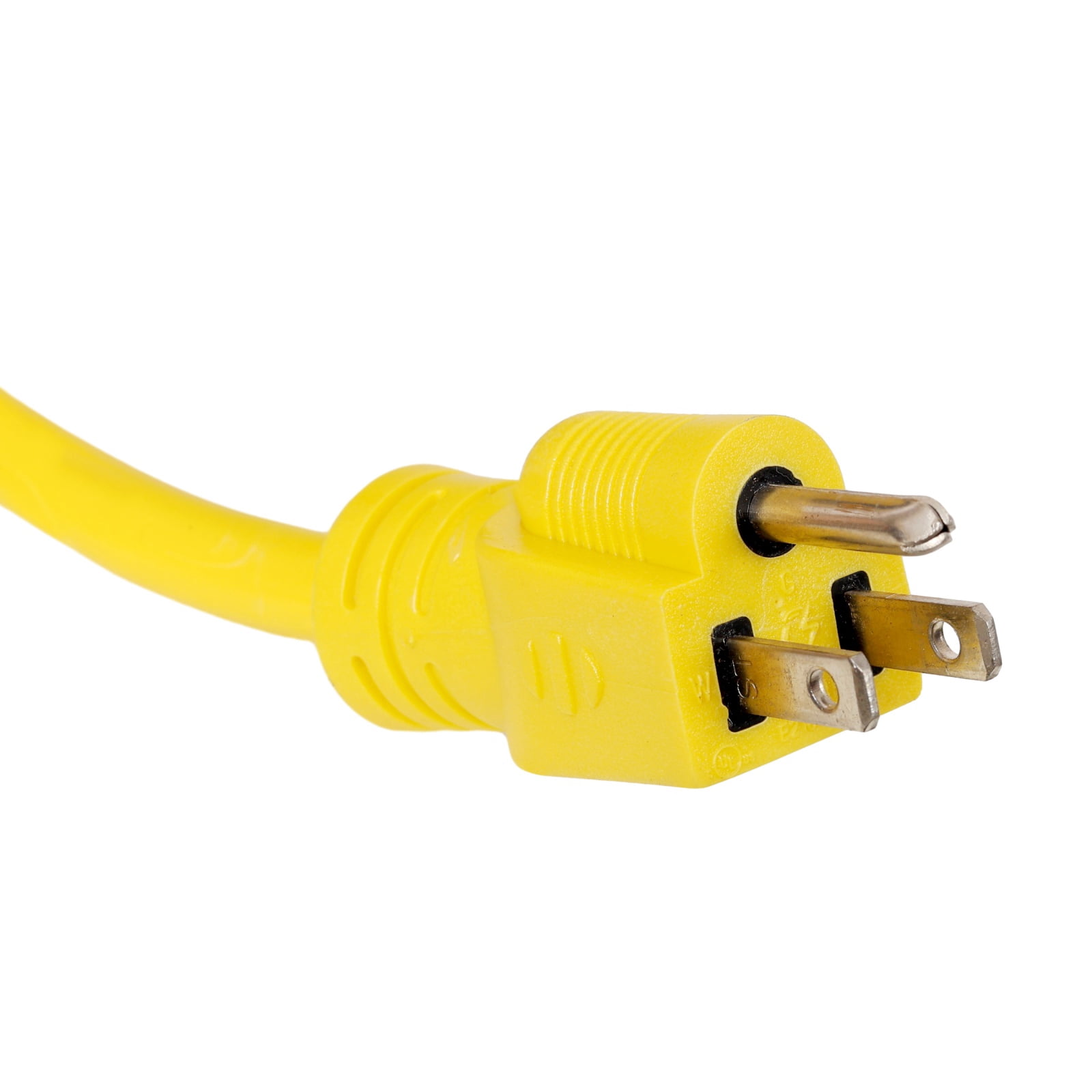 100FT Heavy Duty Retractable Extension Cord Reel, 12AWG 12A with 4 Outlets & Dust Covers, Portable Handle and Circuit Breaker