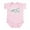 Petal Pink, variant on CafePress - Dadbassblk Body Suit - Baby Light Bodysuit, Size Newborn - 24 Months