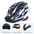 thumbnail image 1 of Casco transpirable para bicicleta Casco de seguridad anticolisión para ciclismo (L Negro blanco) Ndcxsfigh  Accesorios para bicicletas, 1 of 8