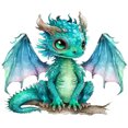 thumbnail image 1 of 5D DIY Kit Dragón Joven Del 30x30cm, 1 of 9