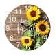 thumbnail image 1 of Reloj de pared de girasol decorativo, adorno creativo y único para decoración del hogar, regalo redondo, decoración de pared para colgar en cocina, 1 of 9