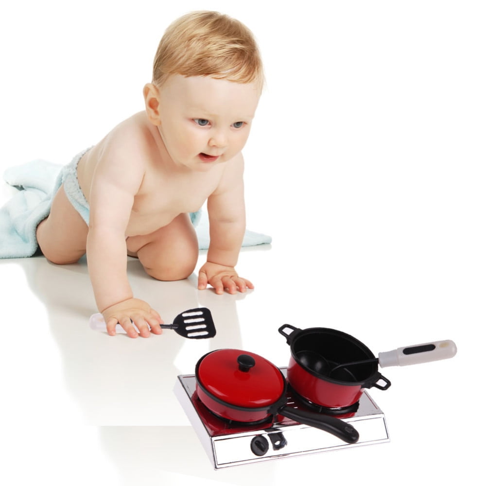 Küchenset Pan Set for Children/'s Kitchen Play Kitchen Accessories 13 PIECES POT WATER BOILER