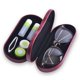 thumbnail image 4 of Estuche portátil 2 en 1 Qarigey para anteojos con espejo incorporado y lentes de contacto Rojo Tipo 2, 4 of 6