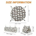 thumbnail image 2 of Unique Bargains Ferret Hammock Small Pet Cage Accessories Ferret Bed Pet Cage Hammock Hanging Tunnel and Bed Hideout Set for Hamster Squirrel Rabbit Brown 3Pcs, 2 of 7