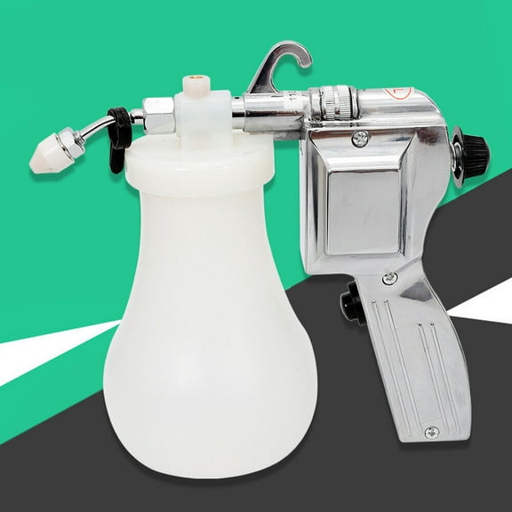 Silver 110V 60W Textile Spot Cleaning Gun Large Handle with a Comfortable Grip 8.2ft Long Power Cable
