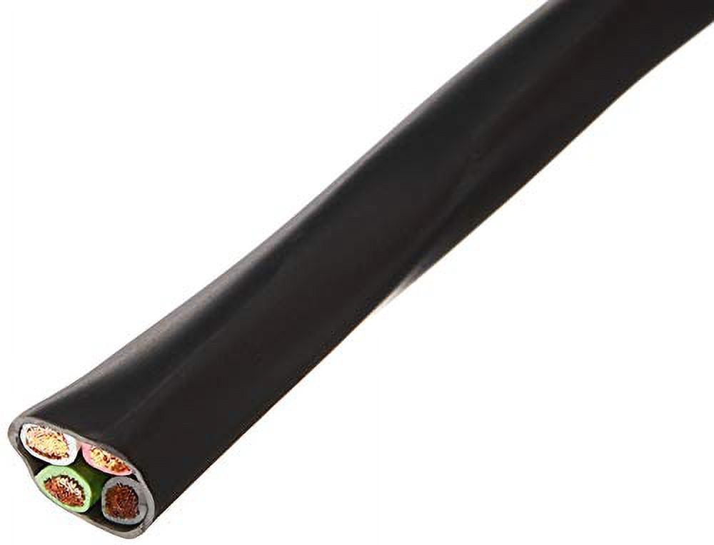 Monoprice Speaker Wire, CMP Rated, 4-Conductor, 12AWG, 100ft, Black