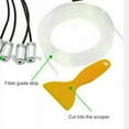 thumbnail image 3 of LNGOOR 4M RGB LED Car Interior Fiber Optic Neon EL Wire Strip Light Atmosphere Light Strip Optic Fiber Colorful Decor, 3 of 8