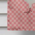 thumbnail image 4 of Carolines Treasures BB7948CHF Capuchin Red Pigeon Pink Check Canvas House Flag, 4 of 4