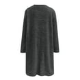 thumbnail image 5 of Manteau d'Hiver pour Femmes Veste en Laine Ample à Manches Longues avec Poches, 5 of 5