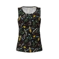 thumbnail image 4 of Easygdp Wasp and Florals Women's Workout Tank Top, Running Top, Hiking Shirt, Quick-Dry for Running, Yoga, Hiking - Medium, 4 of 9