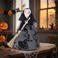 thumbnail image 6 of Halloween Decor Handmade Kitchen Witch Doll, Vintage Cloth Folk Art Figurine, Kitchen Witch Home Decor, Whimsical Halloween Tabletop Ornament, Unique Gift for Cooking Lovers Mom or Friend Style A, 6 of 6