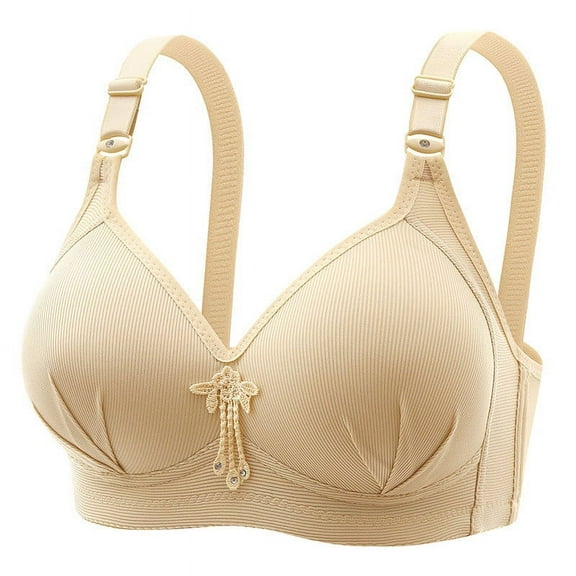 Viadha Front Closure Bras for Women Women's Plus-Size Thin Comfortable Breathable Bra Cover