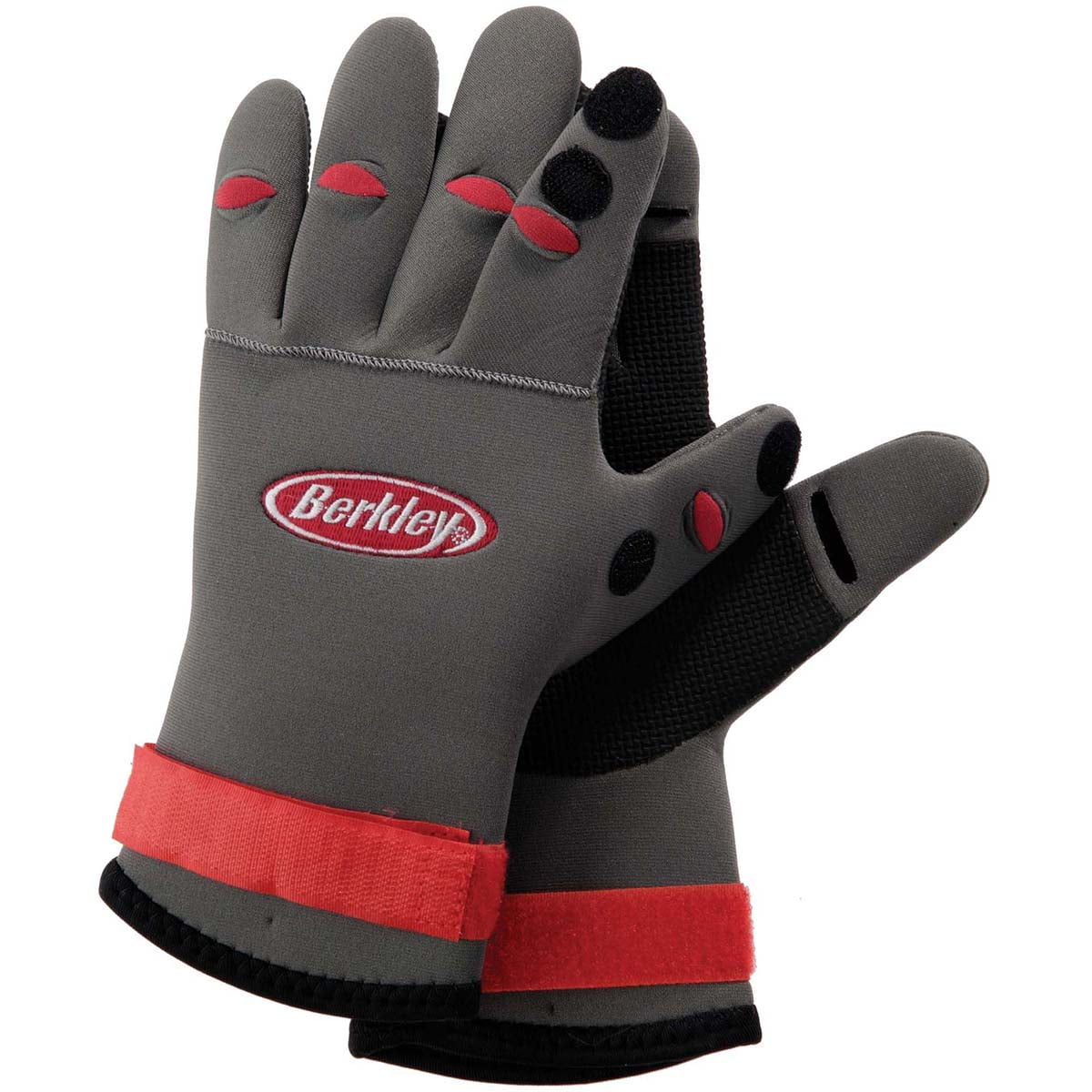 Berkley Fishing Coated Grip Gloves Blue/Grey 2 Pair ~ New 