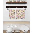 thumbnail image 3 of Easter Kitchen Dish Towels for Drying Dishes Set of 4, Spring Colorful Rabbit Ears Eggs Flowers Carrots Waffle Weave Microfiber Hand Tea Bathroom Towels Quick Dry & Absorbent Towel 15.7x23.6, 3 of 7