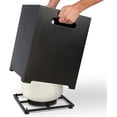thumbnail image 3 of Real Flame Metal Propane Tank Cover, Conceals a 20 Pound Tank and Doubles as a Side Table, Gray, 3 of 6