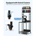 thumbnail image 3 of KFFKFF 4-Tier 3D Printer Filament Storage Rack with Wheels, Spool Holder Cart for Organizing Filaments in Printing Stations, Offices, and Workshops (Shelf Only), 3 of 9