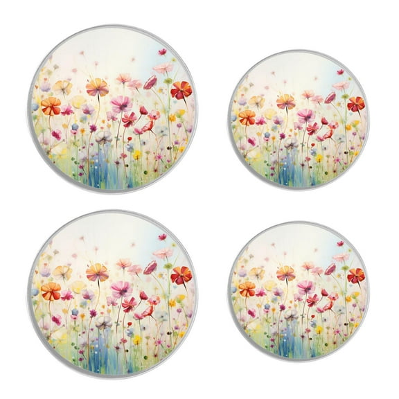 Decorative Stove Burner Covers 4 Pcs Decorative Electric Stove Burner Covers 8Inch And 10Inch ,Happy Pug Dog drawing
