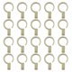 thumbnail image 1 of 100pcs Plastico Ropa de secado Hebillas de racha de fijación Botones fijos antideslizantes HOMEMAXS mx11821427, 1 of 5