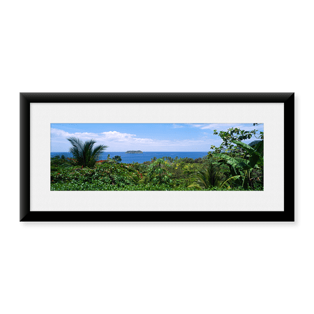 Framed Art Print, Manuel Antonia National Park nr Quepos Costa Rica by Panoramic Images, 25-7/8" x 9-7/8"