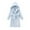 ZG-Light Blue, variant on Splozh Soft Hooded Rainbow Bathrobe Toddler Baby Boys Girls Hooded Thick Warm Flannel Bathrobe Night-robe Pajamas Pink,1-2 Years
