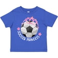 thumbnail image 3 of Inktastic Soccer Princess Tiara Girls Toddler T-Shirt, 3 of 5