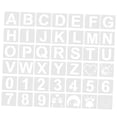 thumbnail image 4 of GOOHOCHY  42 Pcs Number Painting Template Drawing Stencils Craft, 4 of 8