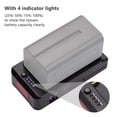 thumbnail image 4 of yeacher NP-F Battery Charger Metal Battery Adapter Plate with Type-C, 4 of 7