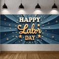 thumbnail image 5 of Decorative Design Happy Labor Day Banner for Holiday Celebration Indoor Decoration Party Event, 5 of 7