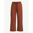 thumbnail image 2 of Scoop Women's and Women's Plus Ultimate Scubaknit Cropped Sweatpants, Sizes XS-4X, 2 of 5