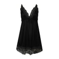 thumbnail image 4 of YUNAFFT Clearance Pajamas For Women Plus Size Fire Sale Women Sexy Bow Lace Lingerie Nightwear Underwear Robe Babydoll Sleepwear Dress, 4 of 8
