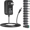 thumbnail image 1 of Adaptador de corriente GuanTing 12V 2A 24W con 11 puntas de enchufe DC, 110V, 1 of 8