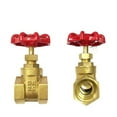thumbnail image 2 of 1/2" 3/4" 1" 2" 3" 4" Brass Gate Valve Switch Valve Water Valve Internal Thread Steam Valve ,Easy to Install, 2 of 9