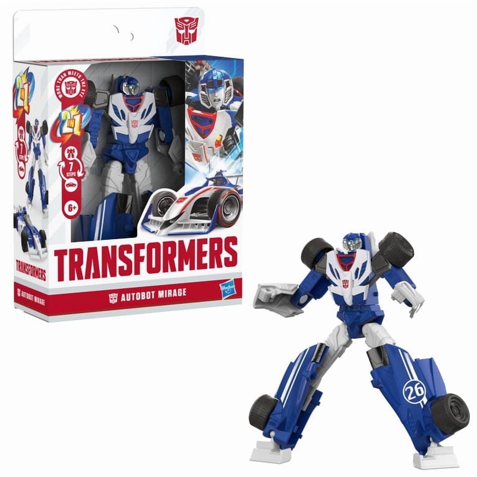 Transformers Toys Legacy Evolution Voyager Twincast y Autobot Rewind Toy de 7 pulgadas, figuras de acción para niños y niñas a partir de 8 años