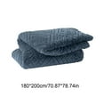 thumbnail image 3 of XYAIYT Taffeta Reversible Thickened Blanket Throw Blanket Cozy Soft Velvet Double Sided Breathable Year Round Warmth with Pilling Proof Suit for Office Napping Sofa Couch Travel Gift 70.9x78.7in Gray, 3 of 6