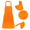 thumbnail image 4 of Fengek Delantal Con Pechera De 8 Piezas Para Delantal De Cocina Colorido Unisex A Granel Con 2 Bolsillos Espaciosos Para Cocina Barbacoa Pintura Hornear, 4 of 5