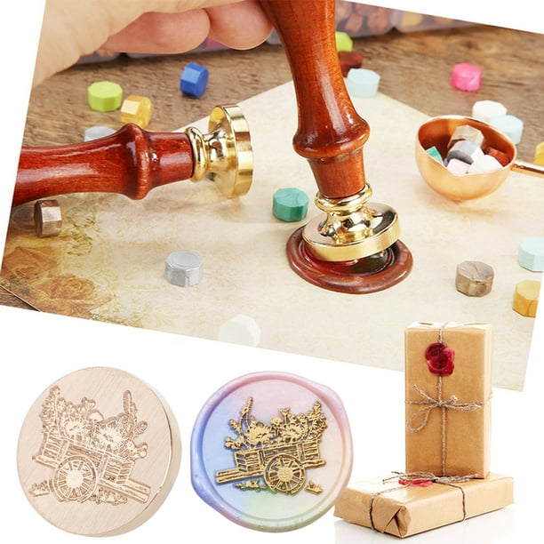 Cuadros Decorativos Cabeza de sello de sellado de cera de cuento de hadas para sobres de bricolaje de Scrapbooking (TH44)