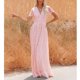 thumbnail image 4 of Vestido De Fiesta De Noche,Vestido De Encaje Floral Vestido Largo De Encaje Profundo Vestido Largo De Cintura Alta Instalación Sin Esfuerzo, 4 of 11