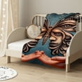 thumbnail image 2 of nygtbtfer Rustic Pink Brown Boho-Chic Art Art Print Soft s and Throws for Sofa Throw for Sofa White, 2 of 6