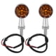 thumbnail image 1 of Lámpara indicadora, 2 piezas Universal 12V Luz de señal universal para motocicleta Lámpara indicadora retro Fabricada con cuidado Jadeshay A, 1 of 8
