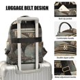 thumbnail image 4 of JIALIOU Mini Backpack Purse for Women Quilted Casual Daypack Small Travel Shoulder Bag, Elk at Water Edge in Forest, 4 of 7