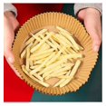 thumbnail image 2 of 50pcs Air Fryer Disposable Paper Liner Non-stick Disposable Liners, Baking Paper Water-proof, Food Grade Parchment, 2 of 3